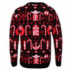 Star Wars - The Mandalorian 'Candy Cane' (Multicoloured) Knitted Sweatshirt BACK