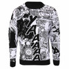 Star Wars 'Manga Panels Black' (Multicoloured) Knitted Sweatshirt