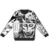 Junji Ito 'Smile Panels' (Black & White) Knitted Sweatshirt