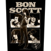 Bon Scott 'Collage' (Black) Back Patch