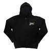 Tupac 'Crown Seal' (Black) Zip Up Hoodie