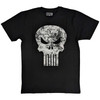 Punisher 'Punisher Distressed Logo' (Black) T-Shirt