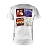 Metallica 'Faces First Four Albums' (White) T-Shirt BACK