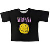 Nirvana 'Xerox Smile Pink' (Black) Womens Pyjama Set TOP
