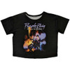Prince 'Purple Rain' (Black) Womens Pyjama Set TOP
