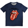 The Rolling Stones 'Classic Tongue' (Navy Blue) Pyjama Set TOP