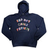 Red Hot Chili Peppers 'Colourful Letters' (Navy) Pull Over Hoodie