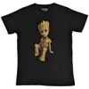 Guardians Of The Galaxy 'Groot Perch' (Black) T-Shirt