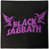 Black Sabbath 'Wavy Logo & Daemons' (Black) (Iron On) Patch