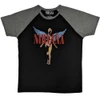 Nirvana 'Angelic' (Grey & Black) Raglan T-Shirt