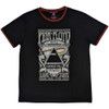 Pink Floyd 'Carnegie Hall Poster' (Black) Ringer T-Shirt