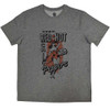 Red Hot Chili Peppers 'In The Flesh' (Grey) T-Shirt