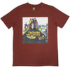 The Beatles 'Yellow Submarine Album Cover' (Red) T-Shirt