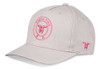 Tokyo Time 'TT Core Pink Logo' (Grey) Baseball Cap