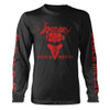 Venom 'Black Metal Red' (Black) Long Sleeve Shirt Front