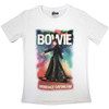 David Bowie 'Moonage 11 Fade' (White) Womens Fitted T-Shirt