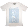 Joy Division 'Unknown Pleasures FP' (White) Womens Fitted T-Shirt