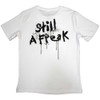 Korn 'Still A Freak' (White) Womens Fitted T-Shirt BACK