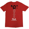 TLC 'CeleBraTion Of CSC European Tour 2022' (Red) T-Shirt BACK