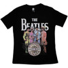 The Beatles 'Sgt Pepper FP' (Black) Womens Fitted T-Shirt