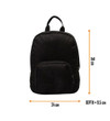 Rocksax Mini Backpack Size