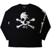 Motley Crue 'Orbit Skull' (Black) Long Sleeve Shirt