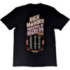 Nick Mason 'Saucerful of Secrets - Echoes European Tour 2022' (Black) T-Shirt BACK