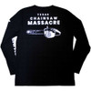 The Texas Chainsaw Massacre 'Leather Face' (Black) Long Sleeve Shirt BACK