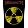 Megadeth 'Radioactive' (Black) Back Patch