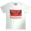 Fontaines D.C. 'Gothic Logo' (White) T-Shirt