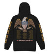 Luke Combs 'Tour '23 Eagle' (Black) Pull Over Hoodie BACK