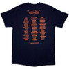 Bruce Springsteen 'Tour '23 Guitar' (Navy Blue) T-Shirt BACK