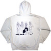 Maneskin 'Pocket Logo & Mini Doodles' (Sand) Pull Over Hoodie BACK