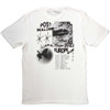 Post Malone 'Collage' (White) T-Shirt BACK