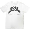 Post Malone 'Curved Logo 2023 Tour' (White) T-Shirt BACK