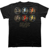 AC/DC 'Emblems' (Black) T-Shirt BACK