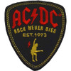 AC/DC 'Plectrum' (Iron On) Patch