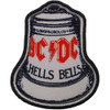 AC/DC 'Hells Bells White' (Iron On) Patch