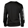Onslaught 'In Search Of Sanity' (Black) Long Sleeve Shirt Back Print