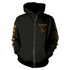 Bathory 'The Return' (Black) Zip Up Hoodie Front Print