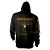 Bathory 'The Return' (Black) Zip Up Hoodie Back Print