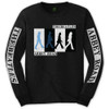 The Beatles 'Abbey Road Colours Crossing' (Black) Long Sleeve Shirt