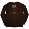Travis Scott 'Summer Run 2023 Stockholm' (Brown) Long Sleeve Shirt BACK