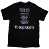 Wu-Tang Clan 'Tour '23 Slanted Logo State Of Mind' (Black) T-Shirt BACK