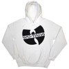 Wu-Tang Clan 'Slanted Logo Mono' (White) Pull Over Hoodie