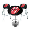 The Rolling Stones 'Tongue' Rocksax Bar Stools and Table Set