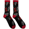 Ice Nine Kills 'Logos' (Black) Socks (One Size = UK 7-11)