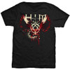 HIM 'Wings Splatter' (Black) T-Shirt