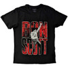Bon Scott 'Big Type' (Black) T-Shirt