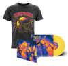 PRE-ORDER - The Hot Damn! 'Dancing On The Milky Way' LP Sunshine Yellow Vinyl & T-Shirt (Acid Wash) Bundle with HAND SIGNED PHOTO CARD - RELEASE DATE September 27th 2024